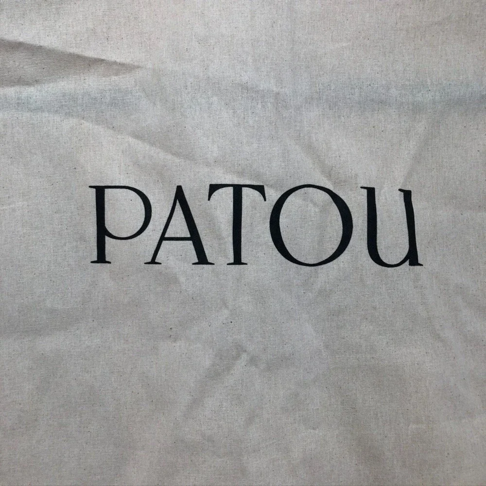 Patou Canvas Garment‎ Bag Large Cream Travel Storage Foldable Tie Closure